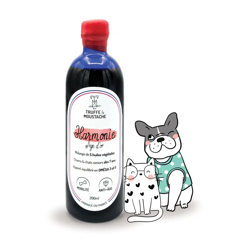 Oméga Alpha - Mélange d'huile de saumon (chiens et chats