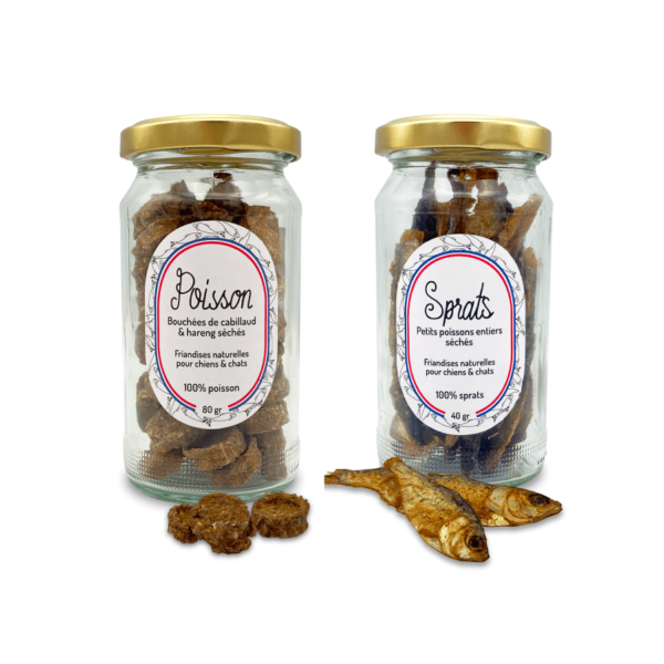 Duo de friandises poisson et sprats